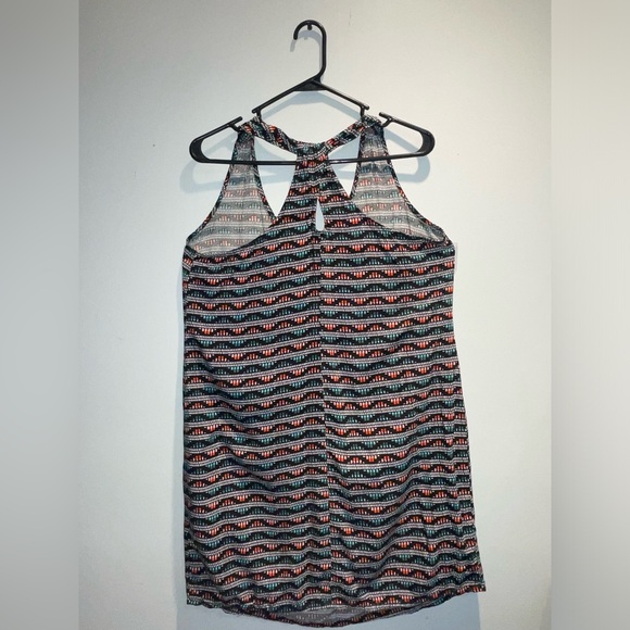 Old Navy Racer Back Geometric Pattern Dress • Size Medium - Picture 5 of 5